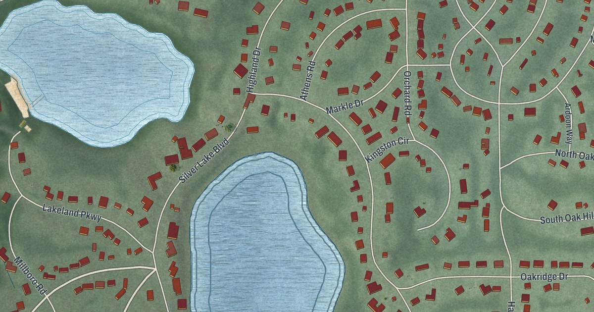 Map of Silver Lake, Ohio in 2026