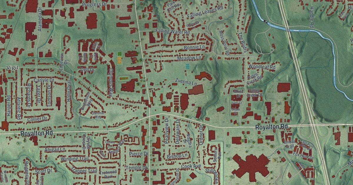 Map of Strongsville, Ohio in 2026