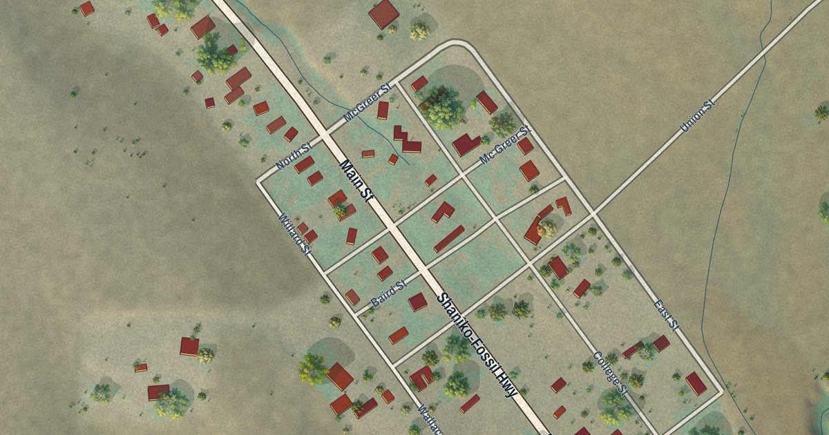 Map of Antelope, Oregon in 2026