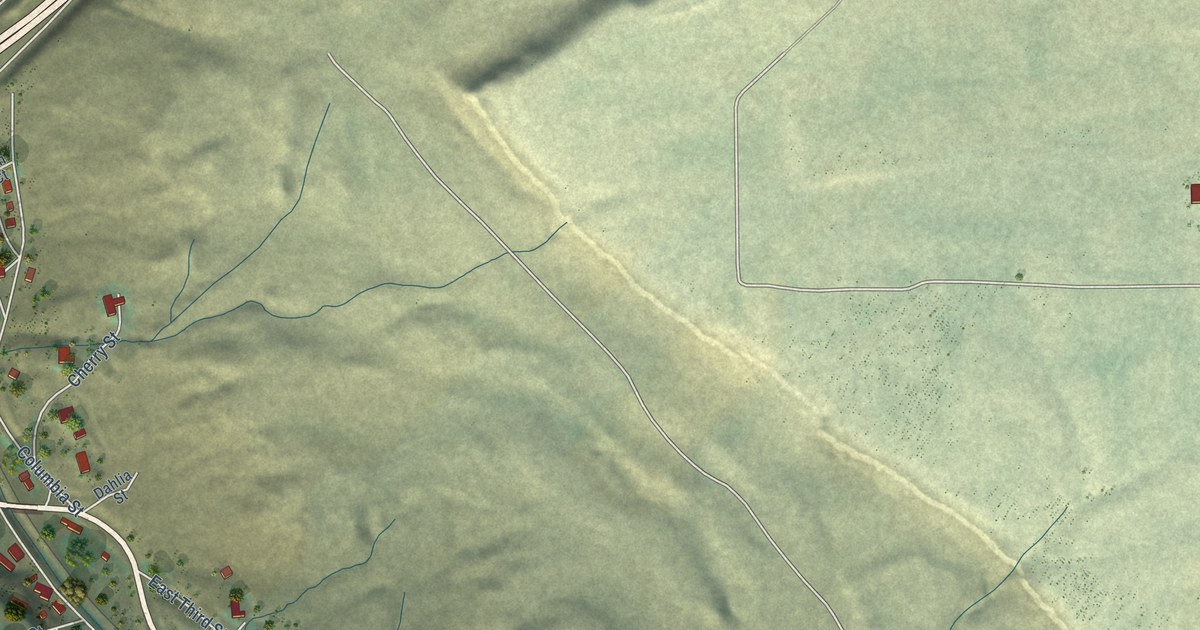 Map of Arlington, Oregon in 2026