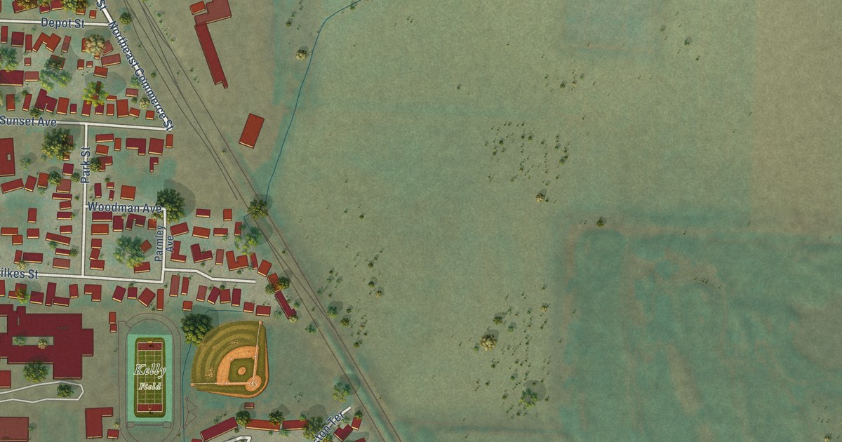 Map of Banks, Oregon in 2026