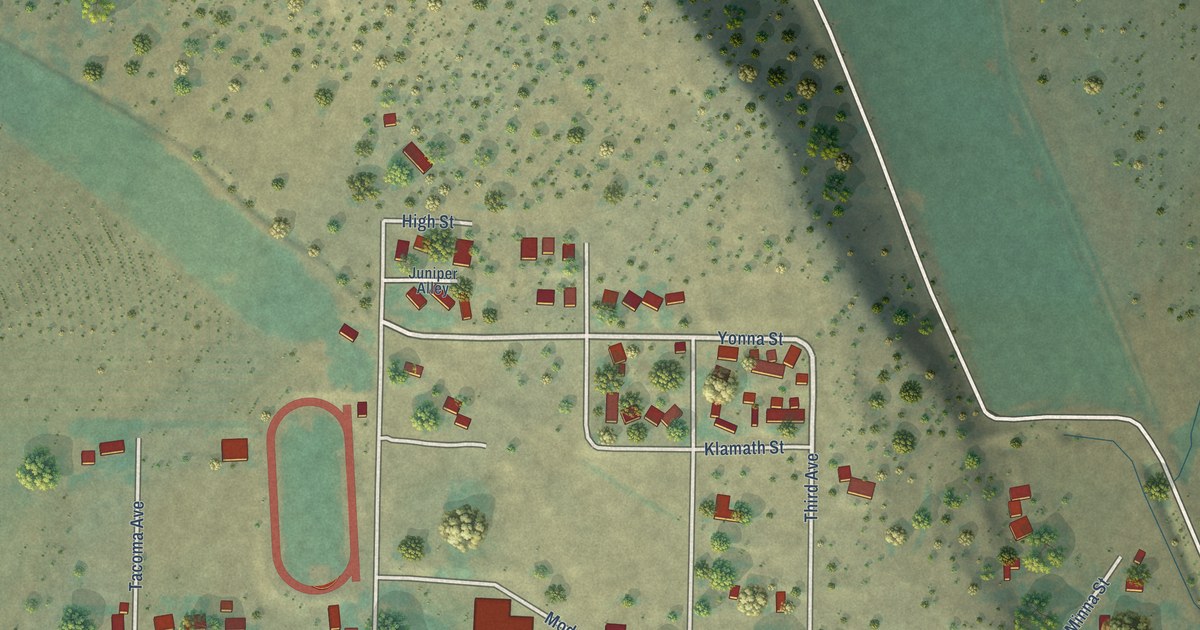 Map of Bonanza, Oregon in 2026