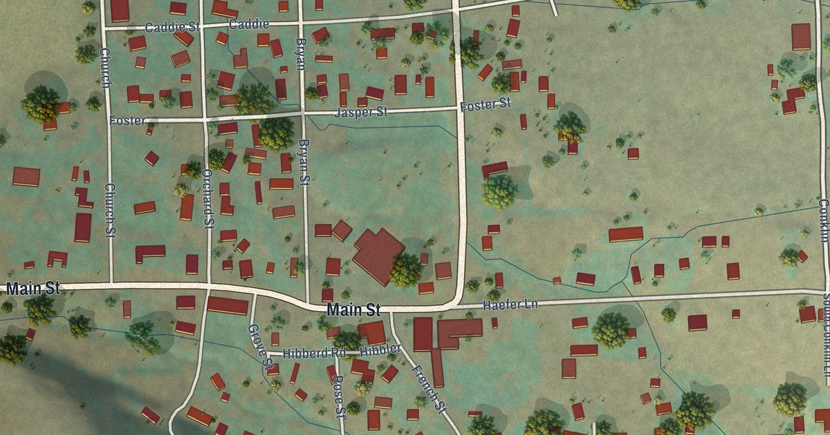 Map of Cove, Oregon in 2026