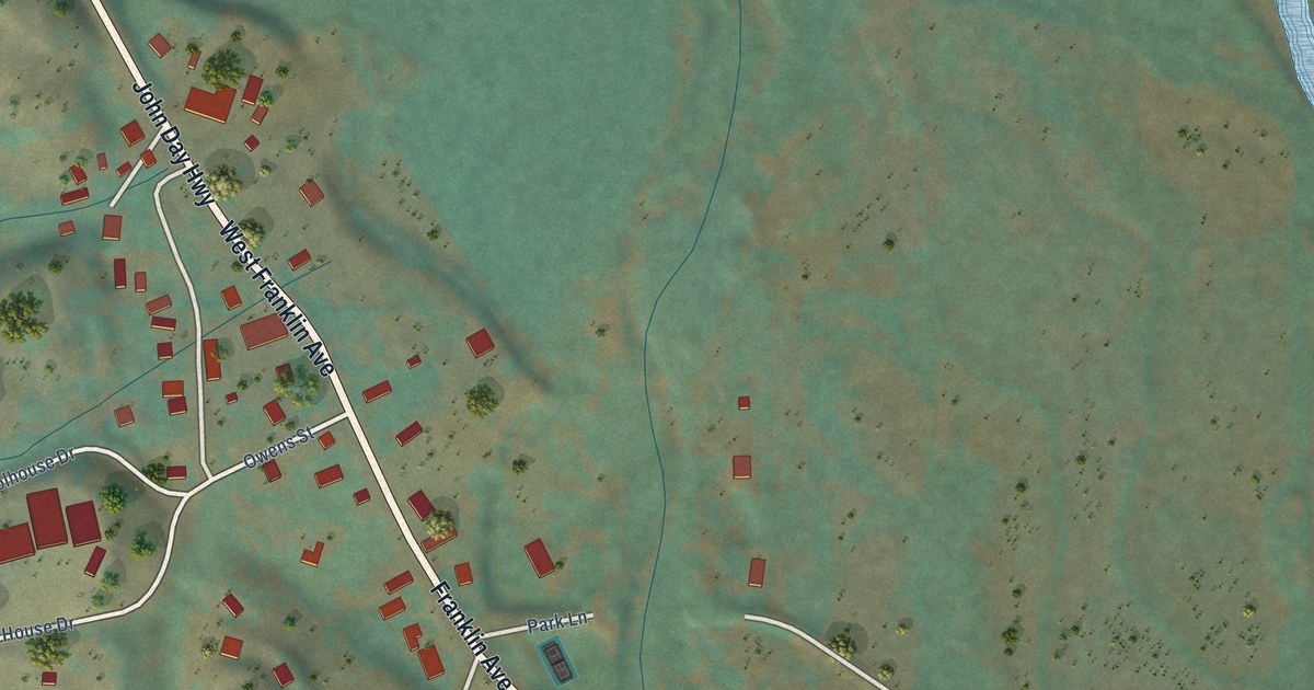 Map of Dayville, Oregon in 2026