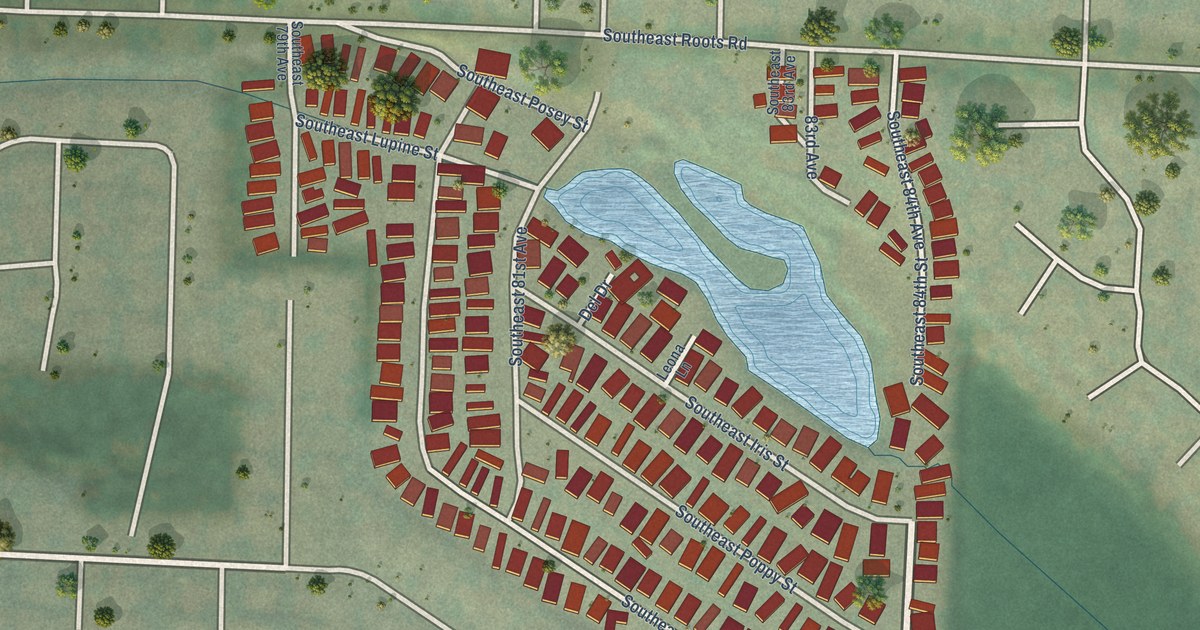 Map of Johnson City, Oregon in 2026