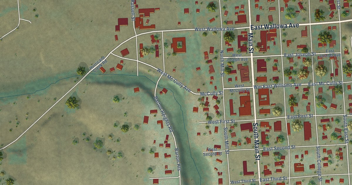 Map of Joseph, Oregon in 2026