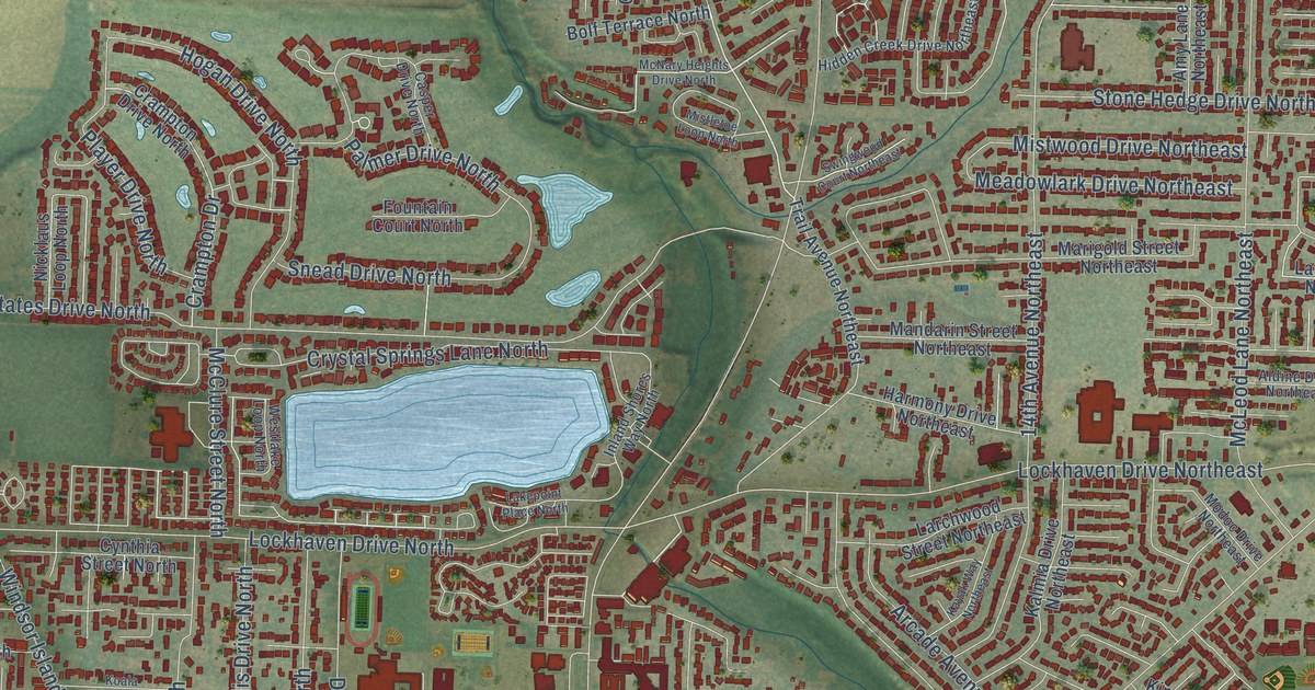 Map of Keizer, Oregon in 2026