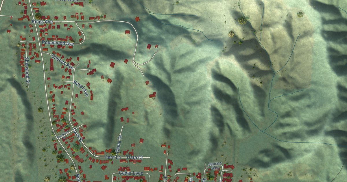 Map of Lakeside, Oregon in 2026