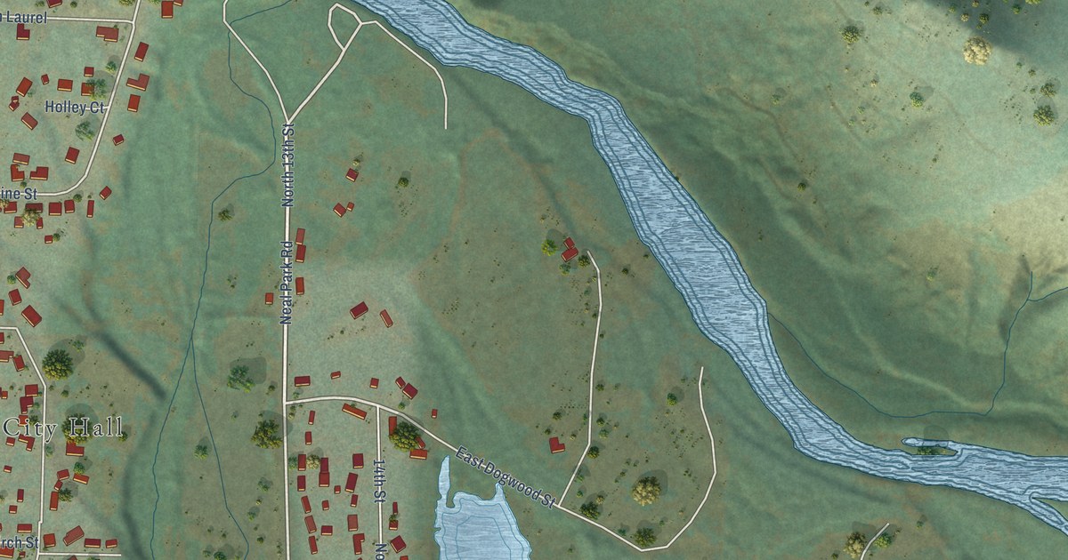 Map of Lyons, Oregon in 2026