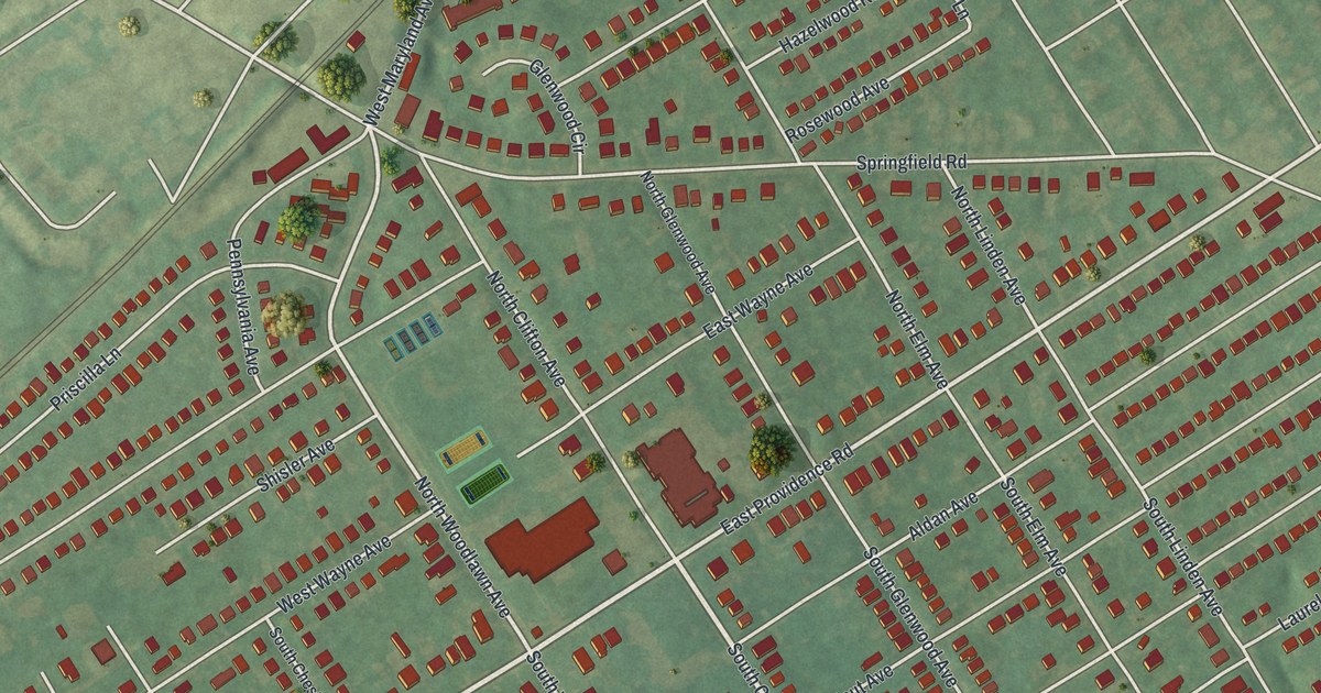 Map of Aldan, Pennsylvania in 2026