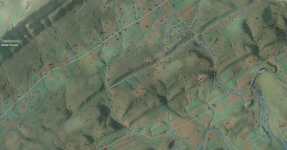 Map of Beale, Pennsylvania in 2026