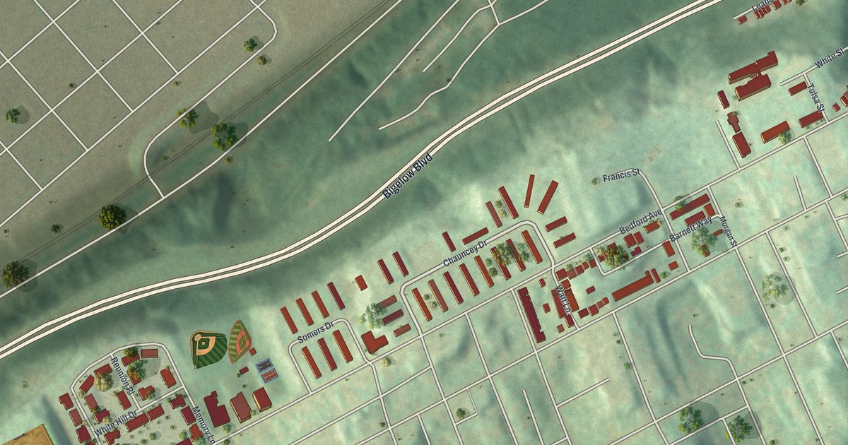 Map of Bedford Dwellings, Pennsylvania in 2026