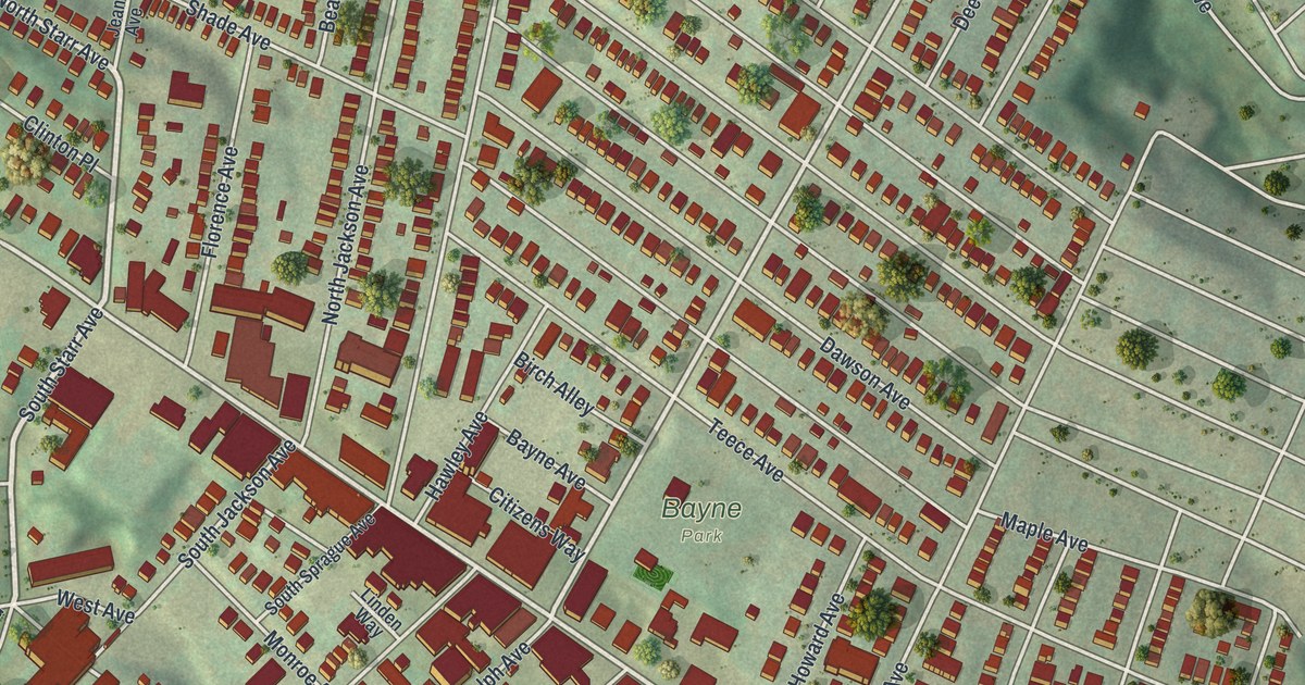 Map of Bellevue, Pennsylvania in 2026