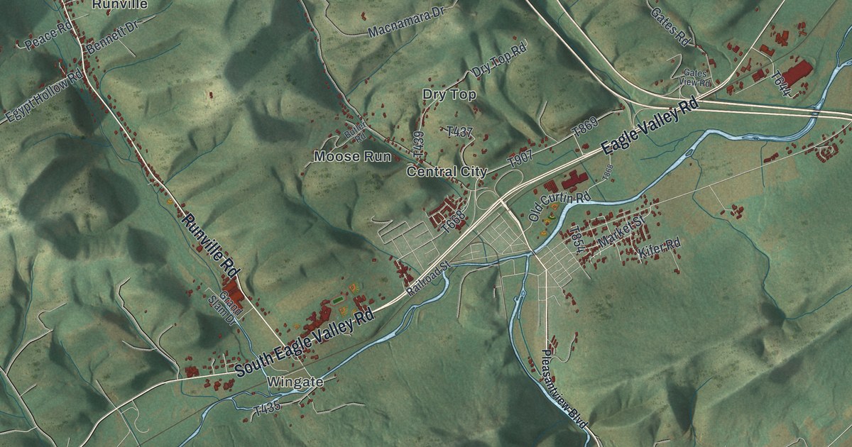 Map of Boggs, Centre County, Pennsylvania in 2026