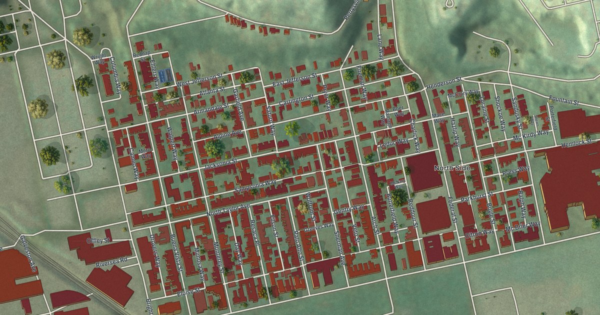 Map of Central Northside, Pennsylvania in 2026