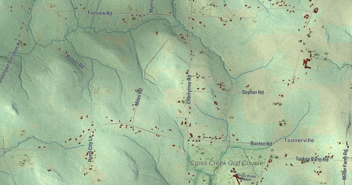 Map of Cherrytree, Pennsylvania in 2026