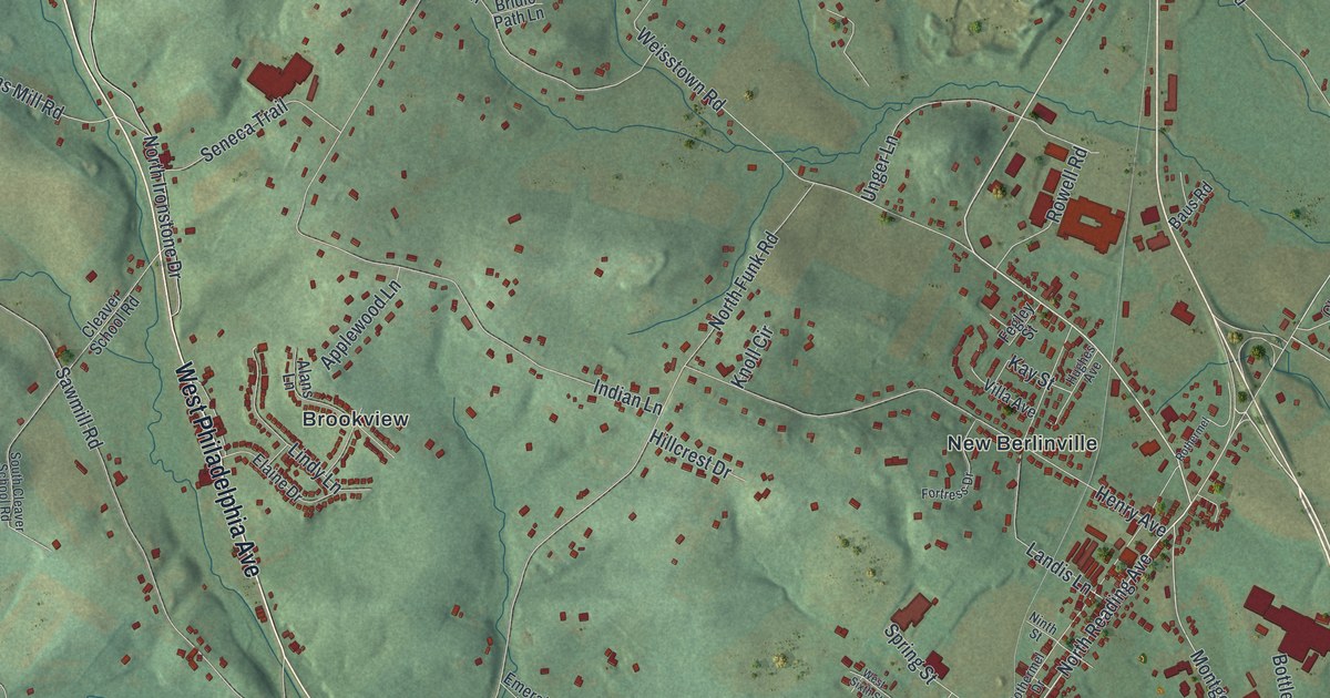 Map of Colebrookdale, Pennsylvania in 2026