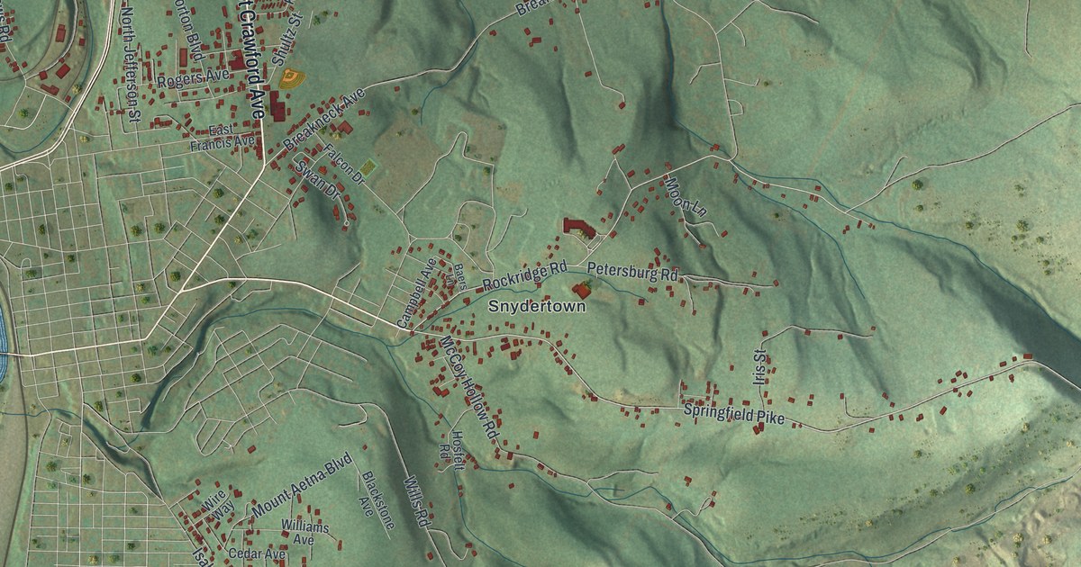 Map of Connellsville Township, Pennsylvania in 2026