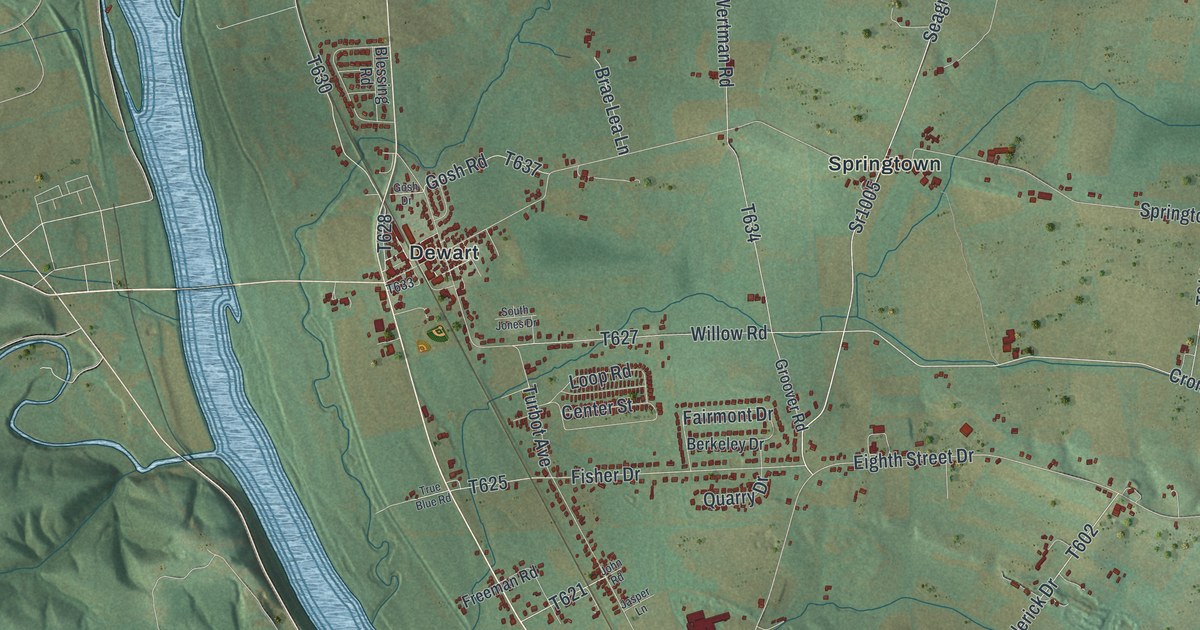 Map of Delaware, Northumberland County, Pennsylvania in 2026