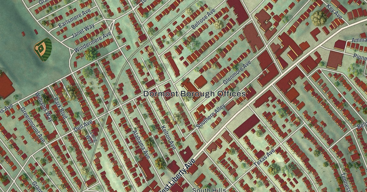 Map of Dormont, Pennsylvania in 2026