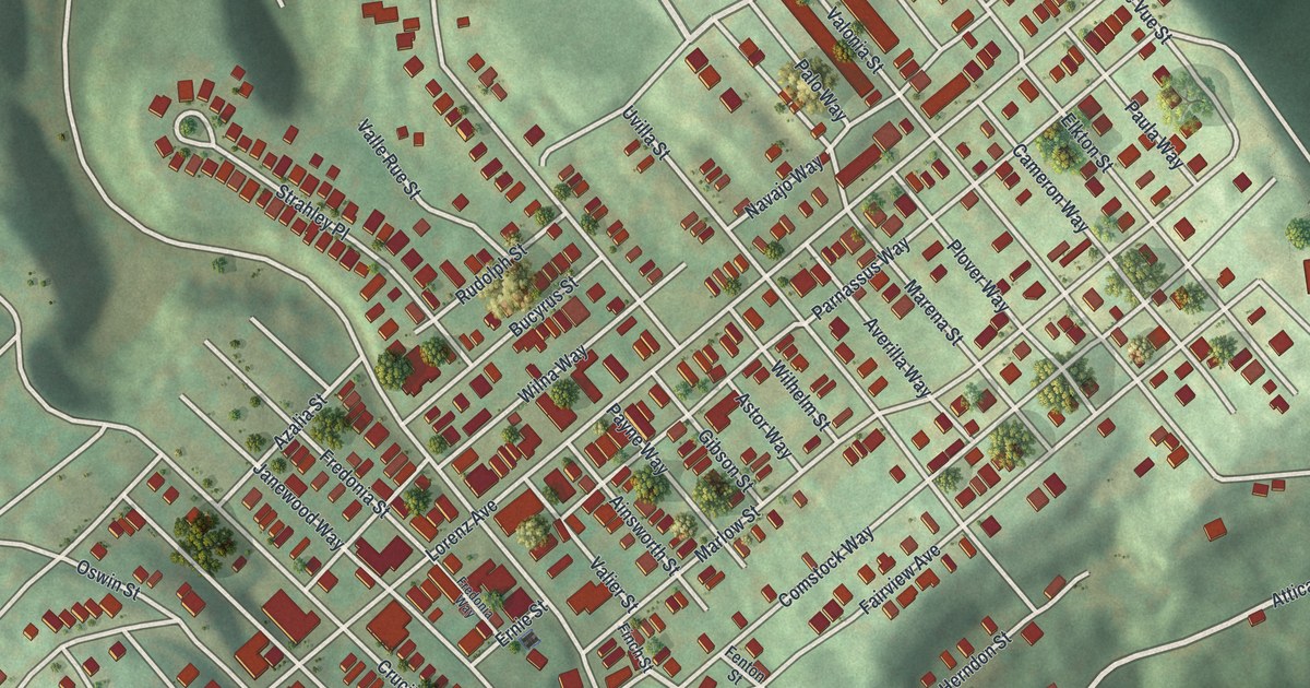Map of Elliott, Pennsylvania in 2026