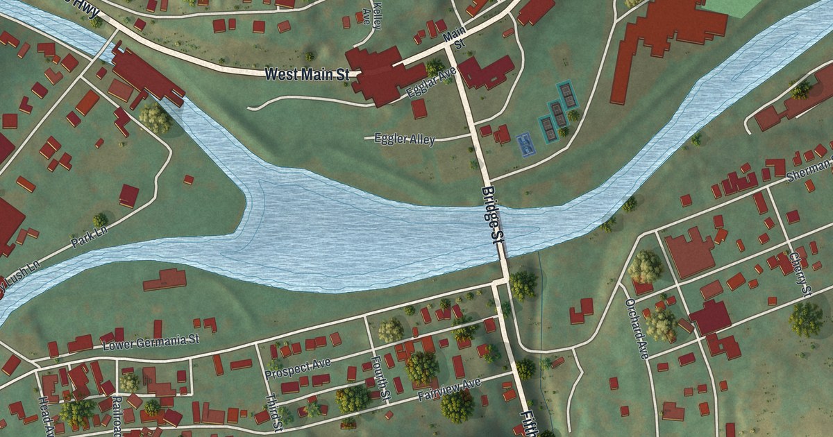 Map of Galeton, Pennsylvania in 2026