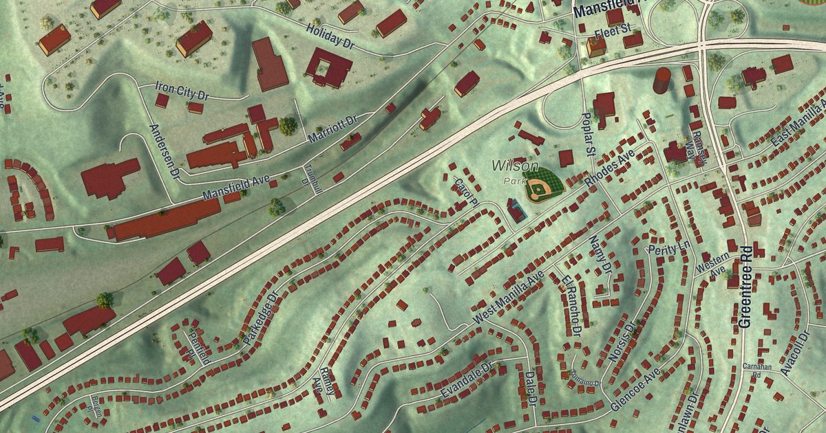 Map of Green Tree, Pennsylvania in 2026