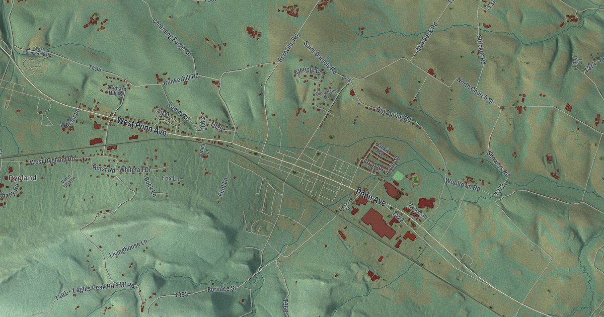 Map of Heidelberg, Berks County, Pennsylvania in 2026