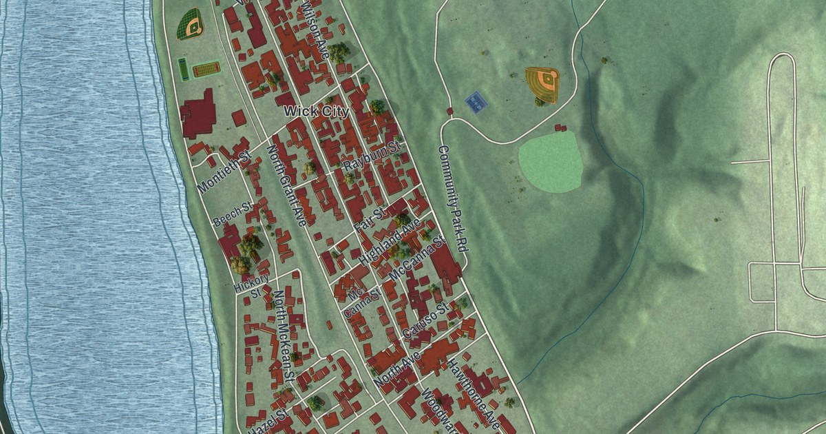 Map of Kittanning Borough, Pennsylvania in 2026