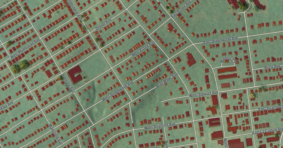 Map of Lansdowne, Pennsylvania in 2026