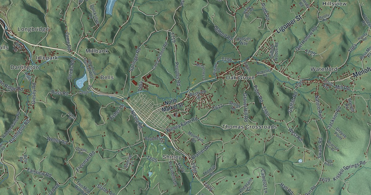 Map of Ligonier Township, Pennsylvania in 2026
