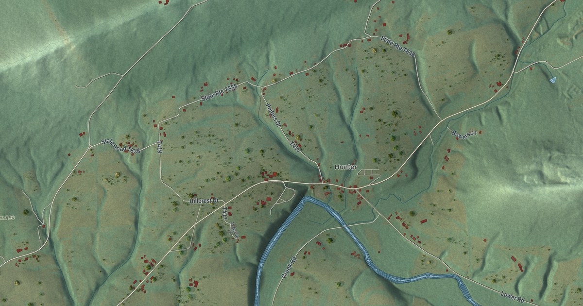 Map of Little Mahanoy, Pennsylvania in 2026