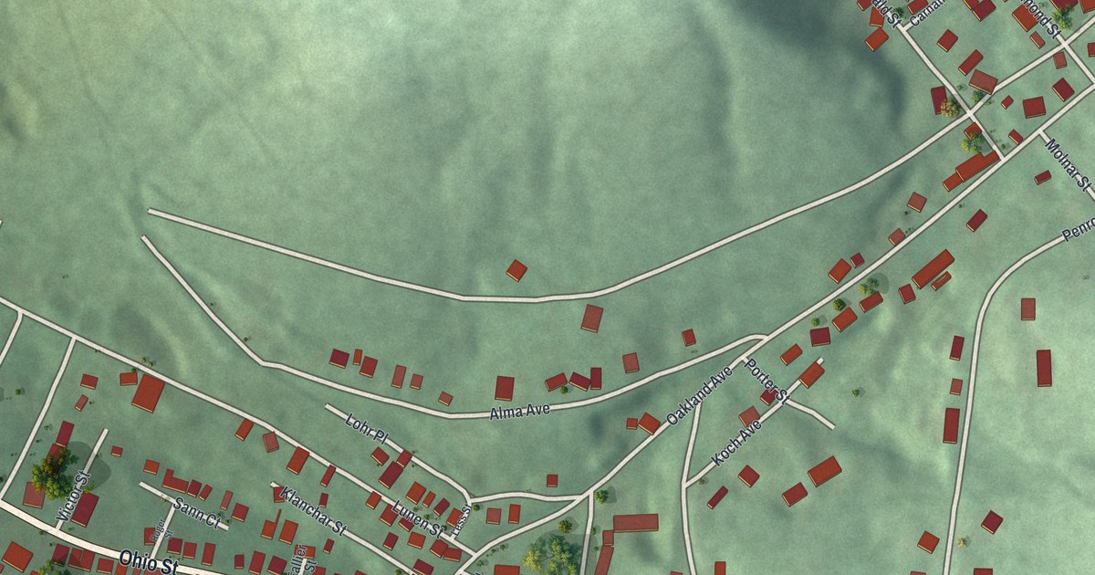 Map of Lorain, Pennsylvania in 2026
