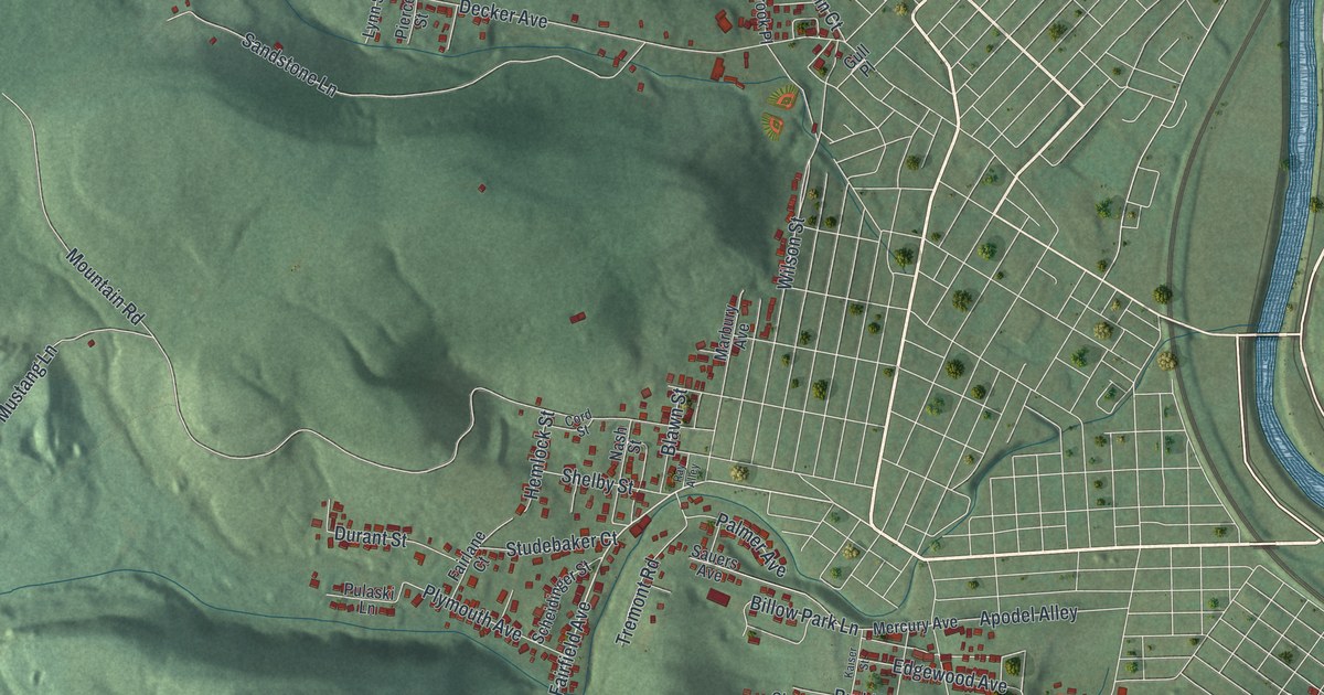 Map of Lower Yoder, Pennsylvania in 2026