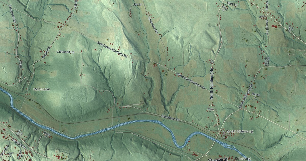 Map of Mahoning, Lawrence County, Pennsylvania in 2026