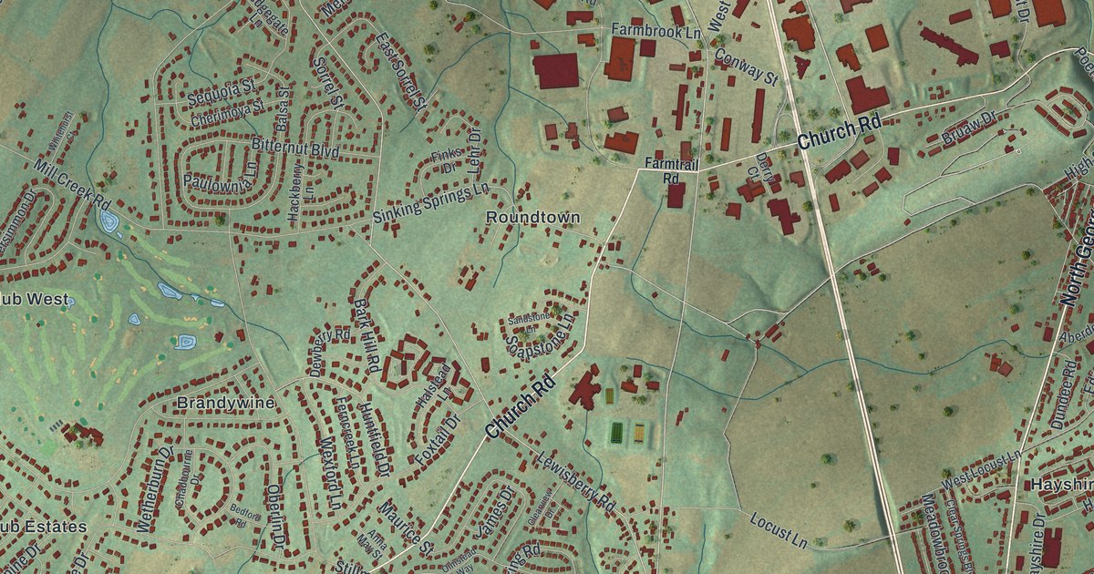Map of Manchester Township, York County, Pennsylvania in 2026