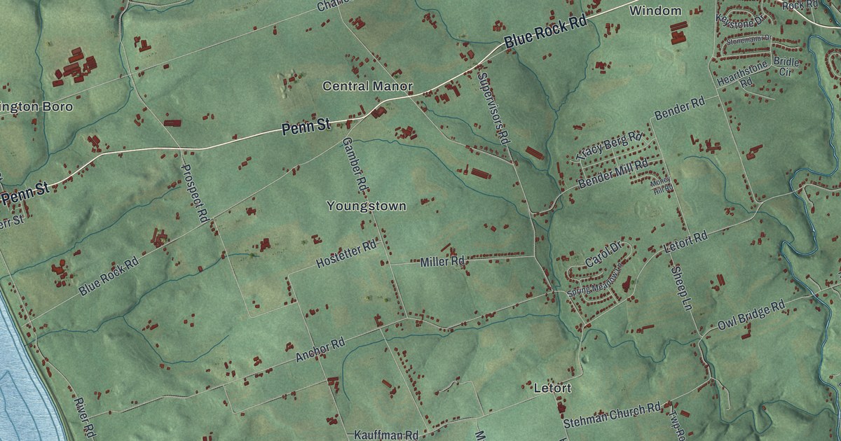 Map of Manor, Lancaster County, Pennsylvania in 2026