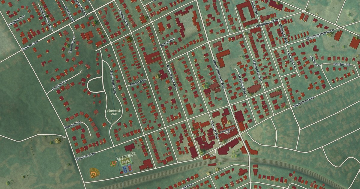 Map of Narberth, Pennsylvania in 2026