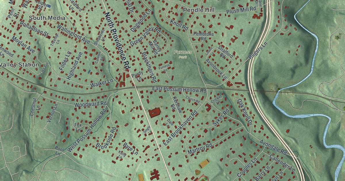 Map of Nether Providence, Pennsylvania in 2026