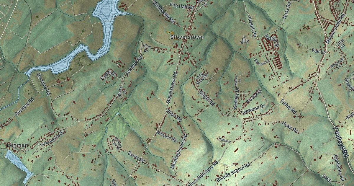 Map of North Codorus, Pennsylvania in 2026