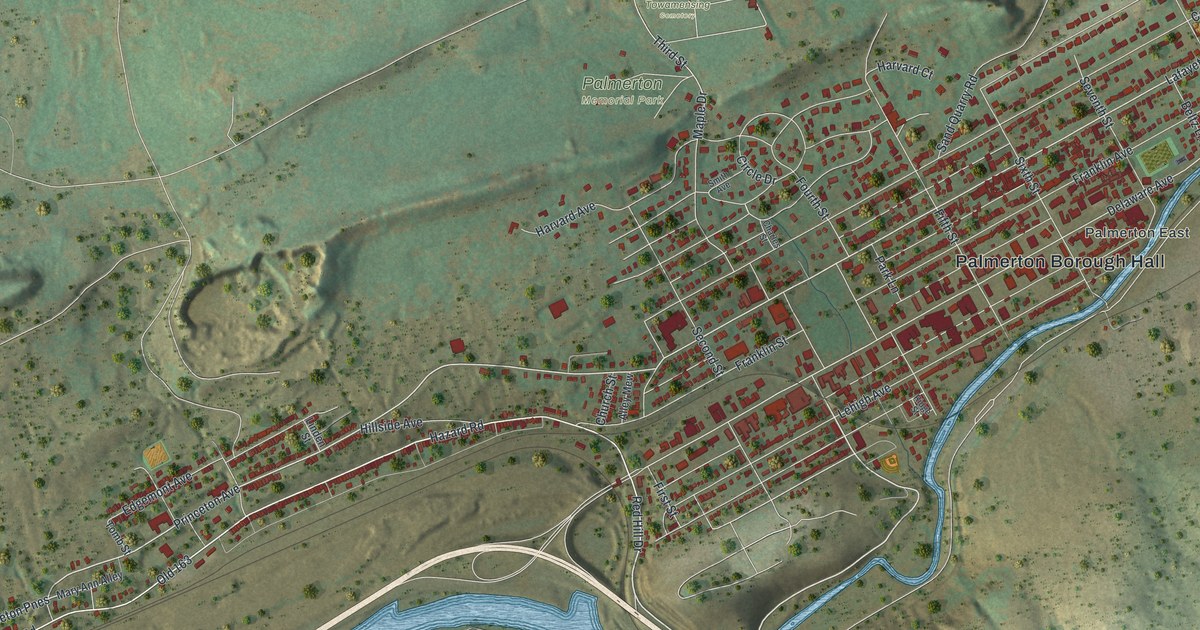 Map of Palmerton, Pennsylvania in 2026