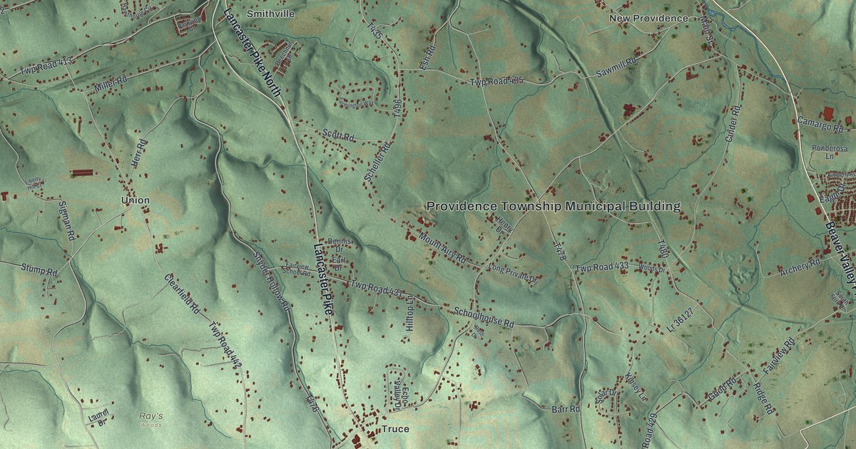 Map of Providence, Pennsylvania in 2026