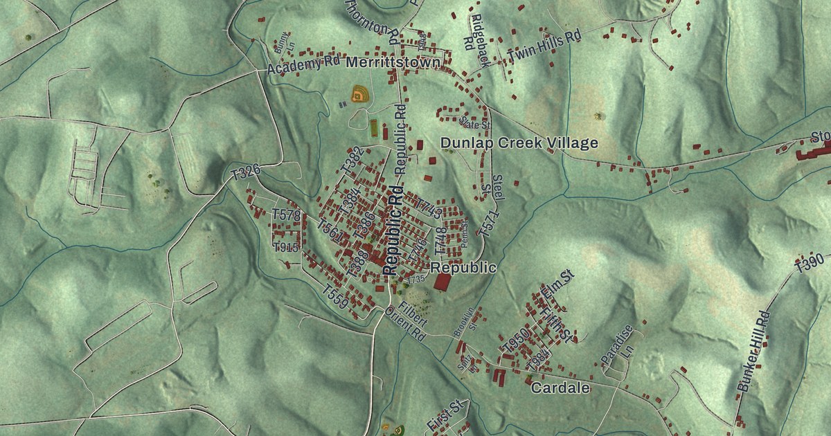 Map of Redstone, Pennsylvania in 2026