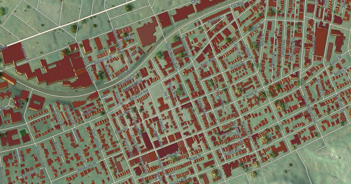 Map of Shadyside, Pennsylvania in 2026