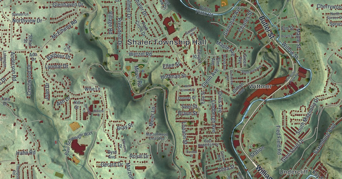 Map of Shaler, Pennsylvania in 2026