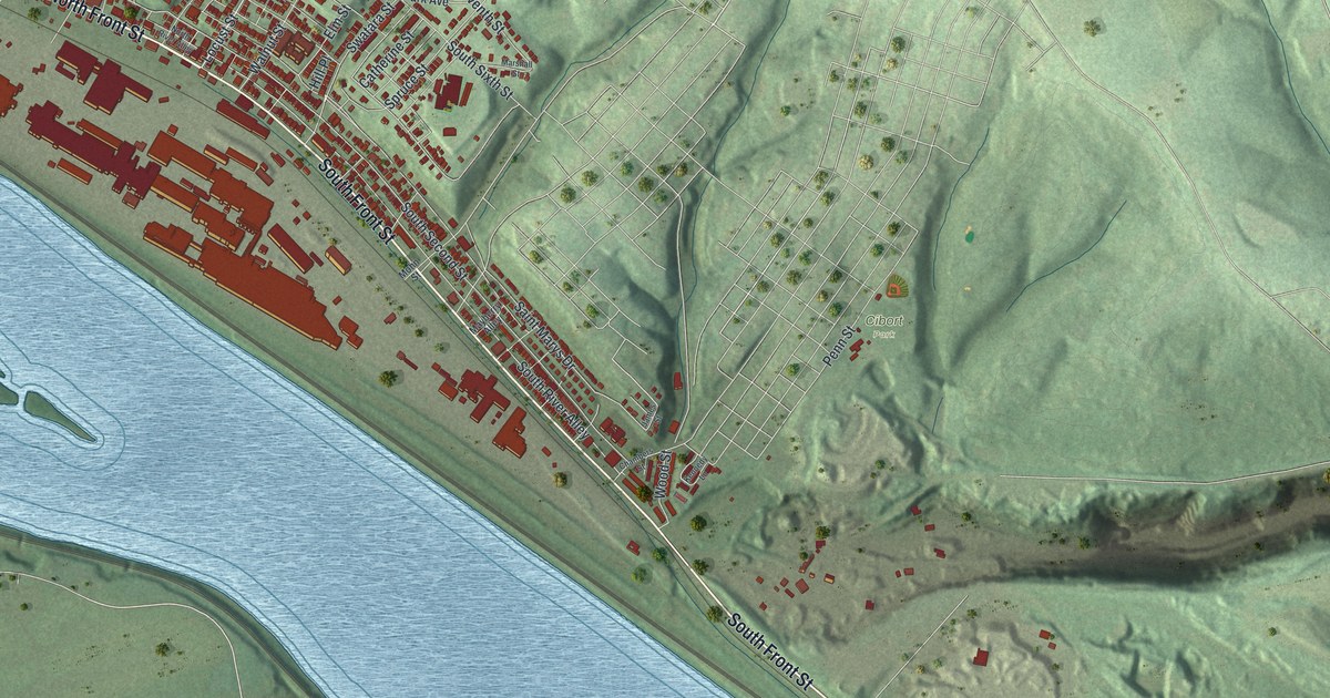 Map of Steelton, Pennsylvania in 2026