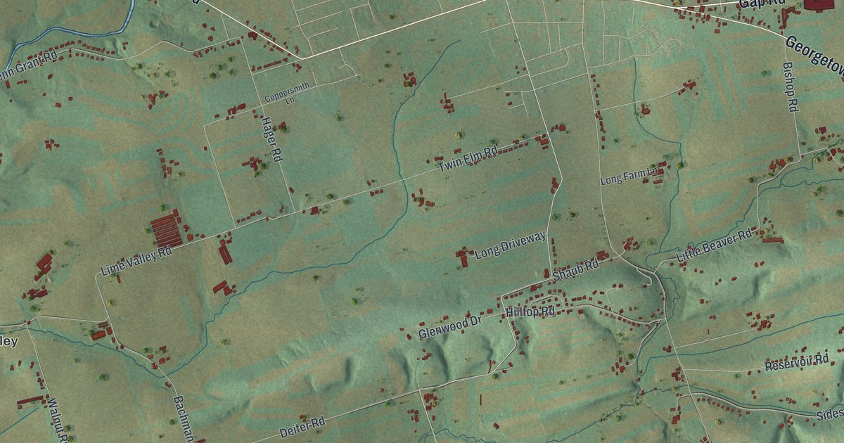 Map of Strasburg Township, Pennsylvania in 2026