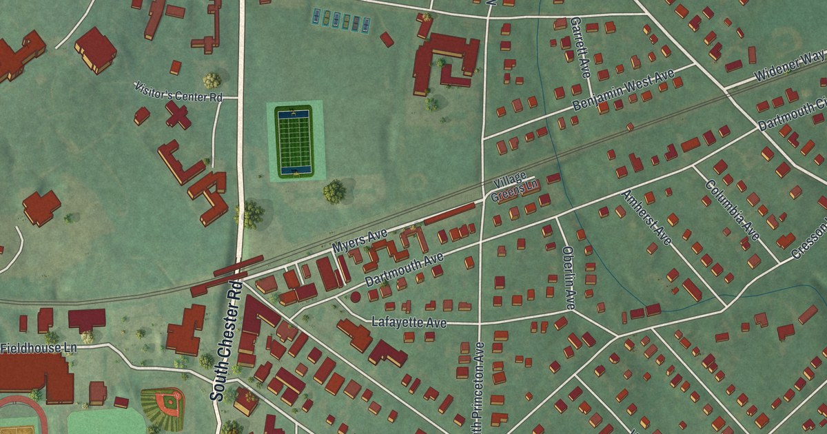 Map of Swarthmore, Pennsylvania in 2026