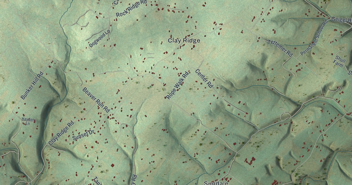 Map of Tinicum, Bucks County, Pennsylvania in 2026