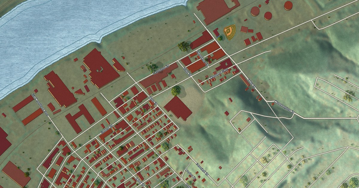 Map of Upper Lawrenceville, Pennsylvania in 2026